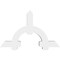 Ekena Millwork Ericson Architectural Grade PVC Gable Bracket, 60"W x 37 1/2"H x 6"D x 6"F, 15/12 Pitch GBP060X38X0606ERI00 - alternate 2